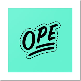 Ope - Backprint Edition Posters and Art